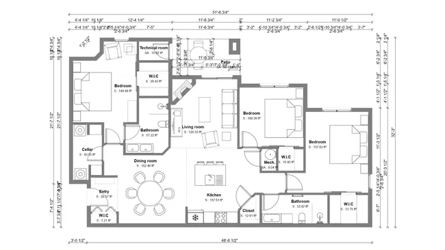 2D Floor Plan 01